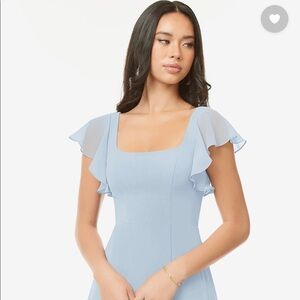 Azazie Bondi Chiffon Bridesmaid Dress Mist